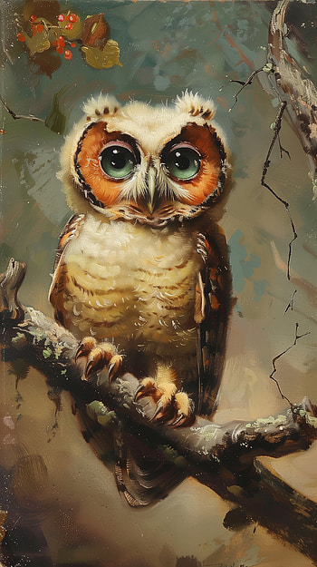 Cute Baby Owlet for s, bird, baby animal HD phone wallpaper