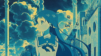 Nagi no Asukara — Ocean Sky Reverie, Anime Girl, School Uniform HD wallpaper