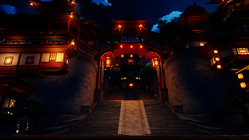 Liyue Nightfall: Genshin Impact, video game, Genshin Impact HD wallpaper
