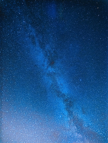 Blue sky, milky way, night HD phone wallpaper
