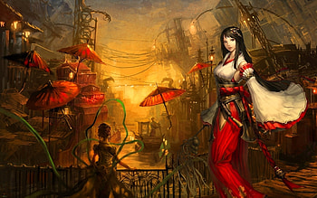Anime, Girls HD wallpaper