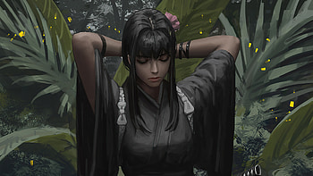 Katana Freshness, artist, artwork, digital-art HD wallpaper