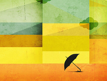 Vector, Lines, Square, Umbrella, Cube HD wallpaper