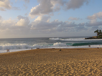 Sunset Beach, North Shore Jan. 2006 O'Ahu, Hawaii, surfing, north shore, waves, sand, sunset beach, o ahu HD wallpaper