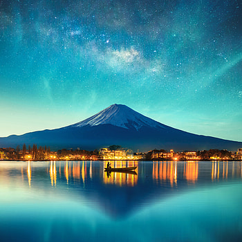 Sailing With Stars, boat, stars, sky, graphy HD phone wallpaper