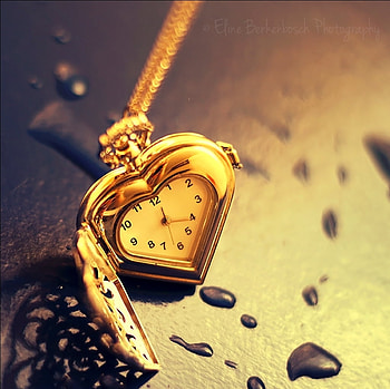 Golden Watch, golden, time, abstract, watch HD wallpaper