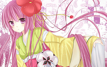 Touhou, Amazing, Manga, Cute, Smile, Beautiful, Yukata, Gorgeous, Happy, Flowers, Oriental, Blushing, Hieda no Akyuu, Playful, Emotional, Anime Girl, Purple Hair, Lovely, Awesome, Anime, Hieda, Blush, Pretty, Fun, Sweet, Akyuu, Purple Eyes, Sexy, Kimono HD wallpaper