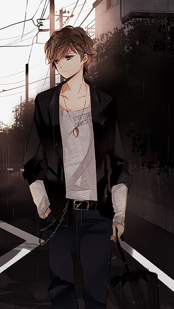 Anime Cute Boy, Single Boy, anime HD phone wallpaper