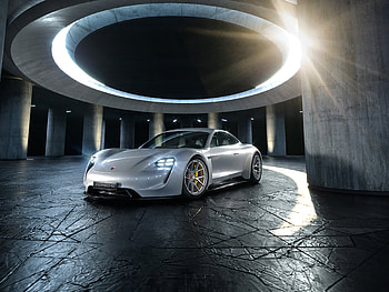 White Porsche 2020, porsche, cars, behance HD wallpaper