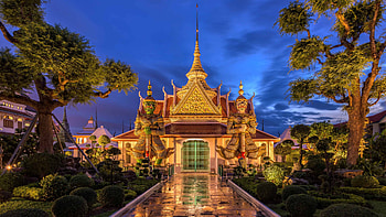 Bangkok, Wat Arun temple, Buddhist architecture, Thailand's heritage HD wallpaper