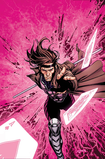 Gambit, Marvel Comics, Comic book hero, Intricate artwork HD phone wallpaper