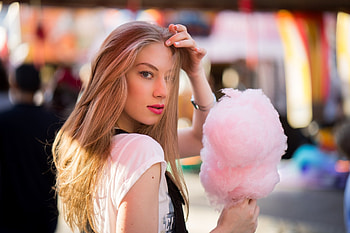 ultra cotton candy, Colorful sugary swirls, Eye-catching , Sweet confection HD wallpaper