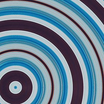 Artwork, blue circles, abstract HD phone wallpaper