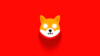 Shibanu Minimal , shiba-inu, crypto, currency, minimalism, minimalist HD wallpaper