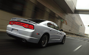 Auto, Cars, Movement, Traffic, Dodge, Silver, Silvery, Charger HD wallpaper