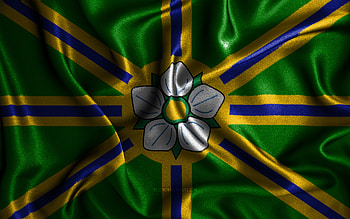 Abbotsford flag, , silk wavy flags, canadian cities, Day of Abbotsford, Flag of Abbotsford, fabric flags, 3D art, Abbotsford, cities of Canada, Abbotsford 3D flag HD wallpaper