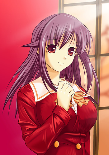 Anime, Sight, Opinion, Girl, Face, Blazer, Coat HD phone wallpaper