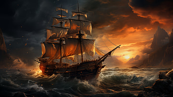 Sailing Ship Adventure - Ultra, sailing, vehicle, sailboat HD wallpaper