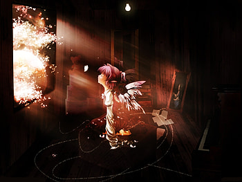 Anime, Angels HD wallpaper