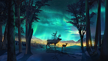 Tranquil, artist, artwork, digital-art, deviantart HD wallpaper