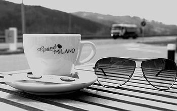 Miscellanea, Miscellaneous, Cup, Table, Glasses, Spectacles, Cafe, Café, Waiting, Expectation HD wallpaper