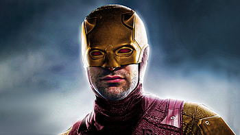 Daredevil Red Yellow Suit, daredevil, superheroes, artist, artwork, digital-art, artstation HD wallpaper