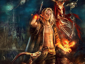 male elf, elf, abstract, fantasy, art HD wallpaper