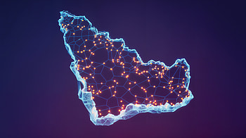 Stunning Ultra of Saudi Arabia's Geometric Map, Saudi Arabia, map, technology, Network, data visualization HD wallpaper