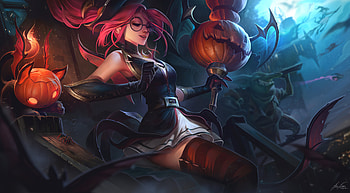 Janna Tales, artist, artwork, artstation, halloween HD wallpaper