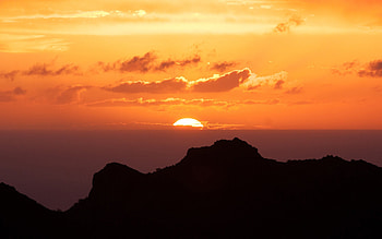 Canary Islands Sunset, sunset, nature HD wallpaper