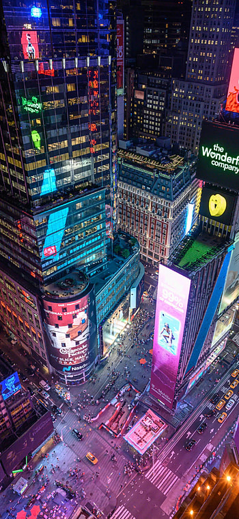 Times Square, , Vibrant city scene, Urban beauty HD phone wallpaper