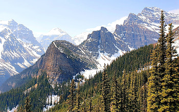 Mountains in Canada, mountains, National park, Canada, Banff HD wallpaper