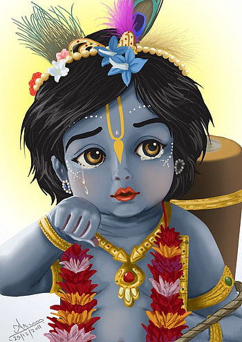 Cute Lord Damodara. Lord krishna , Baby krishna, Bal krishna HD phone wallpaper