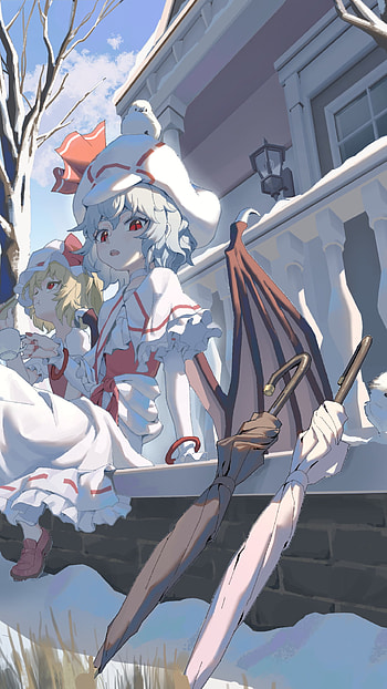 Flandre Scarlet & Remilia Scarlet, Anime, Touhou HD phone wallpaper