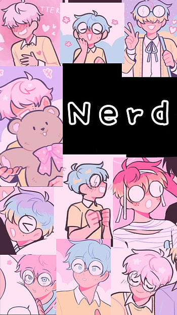 Nerd Webtoon boyfriend, Pink HD phone wallpaper