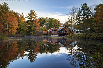 Log Cabin, architecture, cabon, woods, house, lake, housing, wood, log, trees, modern, water, home HD wallpaper