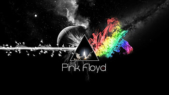 Preview pink floyd, triangle, colors, space, background HD wallpaper