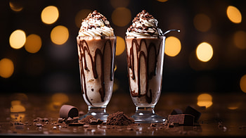 Decadent Chocolate Milkshake, Chocolate Milkshake, food, milkshake HD wallpaper