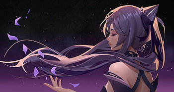 Keqing Serenity: Stunning Genshin Impact, Genshin Impact, Keqing (Genshin Impact) HD wallpaper