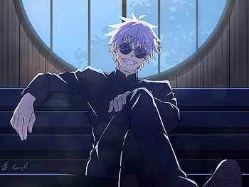 Satoru Gojo, Satoru Gojo, Anime, Jujutsu Kaisen HD wallpaper