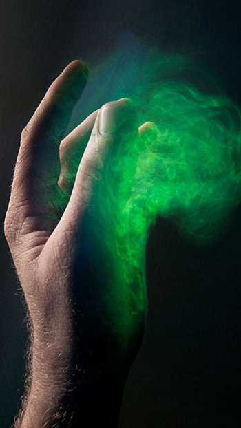 Green Aesthetic, Smoke HD phone wallpaper