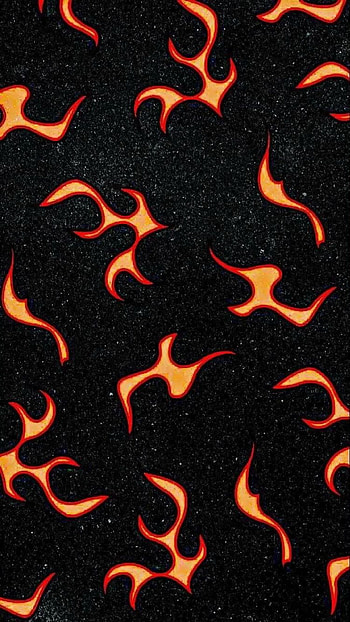 fuego, fondo, naranja, electrico, chispa, fondos HD phone wallpaper