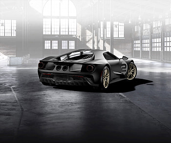 Ford GT 66 Heritage Edition Rear, ford-gt, ford, cars HD wallpaper