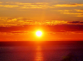 Rising sun, Anime sunrise, Majestic dawn, New beginnings HD wallpaper