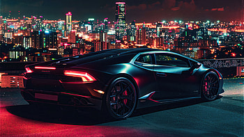 Black Lamborghini Huracan , lamborghini, lamborghini-huracan, cars, modified, tuned, custom HD wallpaper