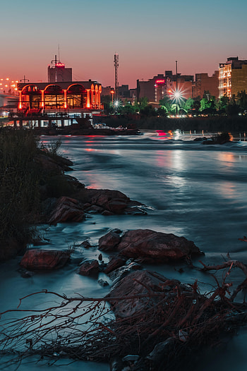 Cities, Rivers, Stones, Architecture, City, Building HD phone wallpaper