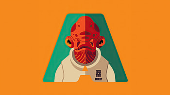 Star Wars Cilghal, star-wars, minimalism, minimalist, artwork, artist, digital-art, movies HD wallpaper