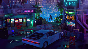 The Neon City And My Mind, neon, artist, artwork, digital-art HD wallpaper
