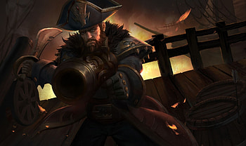 Gangplank, League of Legends, Striking , Gaming inspiration HD wallpaper