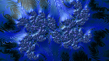 Trippy Psychedelic Fractal, colorful, colors, blue, Abstract, fractal, abstract blue HD wallpaper